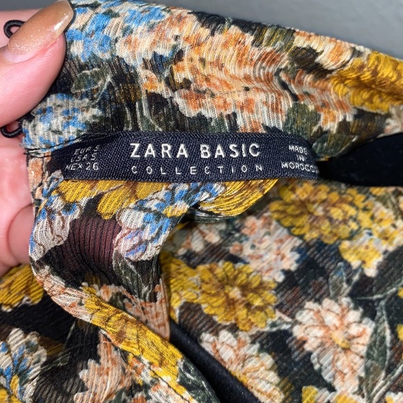 Zara Floral Ruffle Dress - Picture 6 of 6